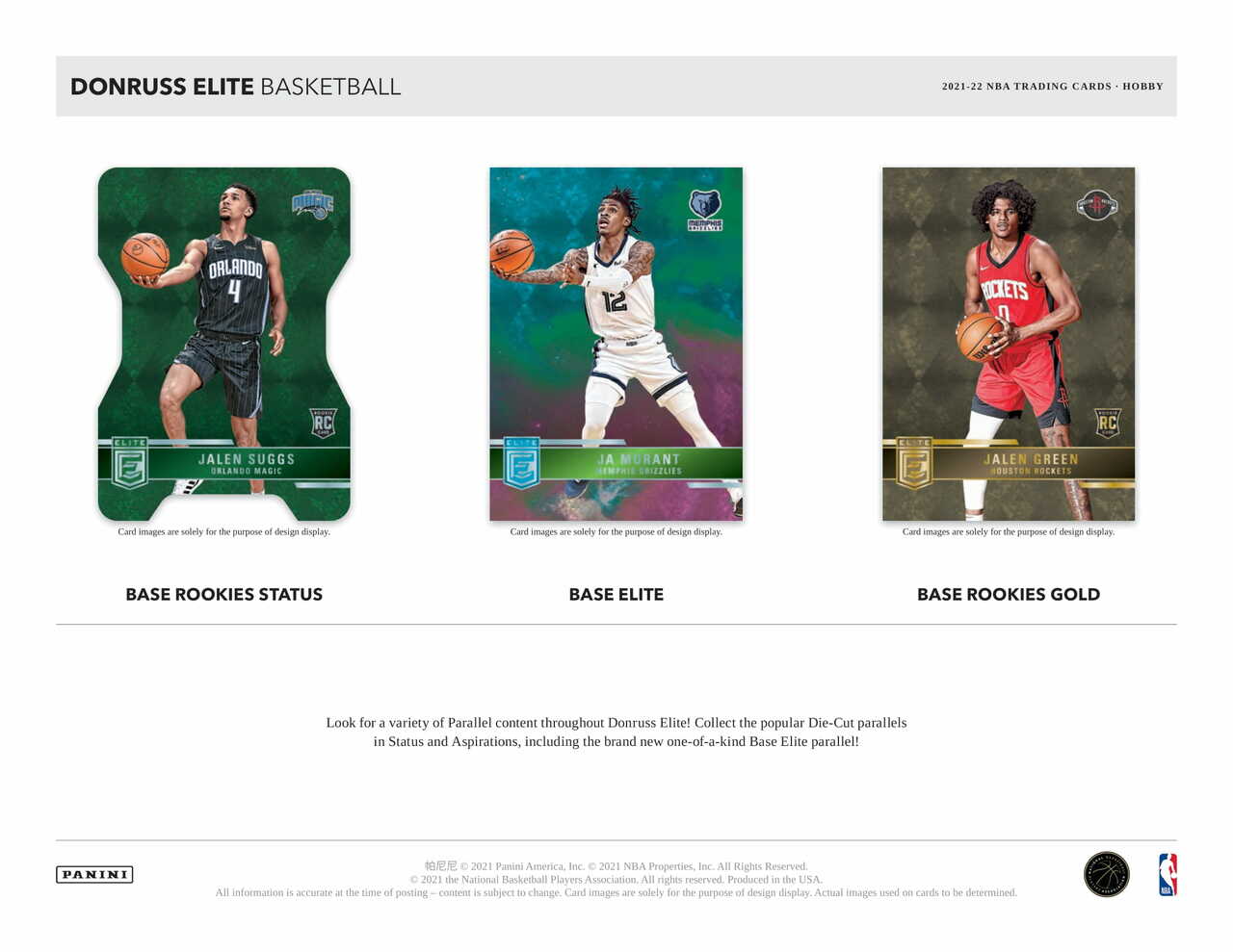 2020-21 Panini Donruss Elite Basketball Hobby Box - 2020-21 - US
